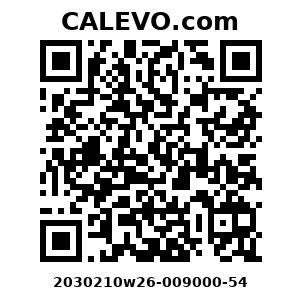 Calevo.com Preisschild 2030210w26-009000-54