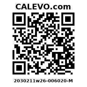 Calevo.com Preisschild 2030211w26-006020-M