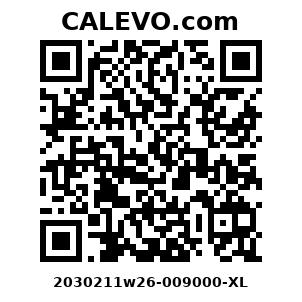 Calevo.com Preisschild 2030211w26-009000-XL