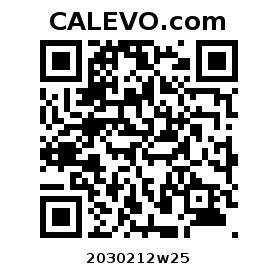 Calevo.com Preisschild 2030212w25