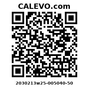Calevo.com Preisschild 2030213w25-005040-50