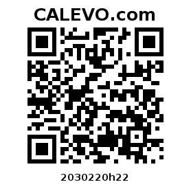 Calevo.com Preisschild 2030220h22