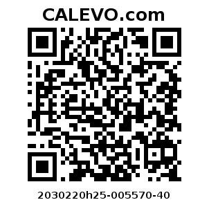 Calevo.com Preisschild 2030220h25-005570-40