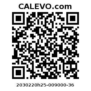 Calevo.com Preisschild 2030220h25-009000-36