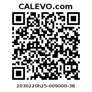 Calevo.com Preisschild 2030220h25-009000-38
