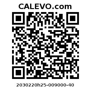 Calevo.com Preisschild 2030220h25-009000-40