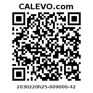Calevo.com Preisschild 2030220h25-009000-42