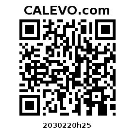 Calevo.com Preisschild 2030220h25