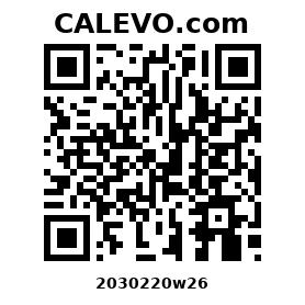 Calevo.com Preisschild 2030220w26