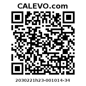 Calevo.com Preisschild 2030221h23-001014-34