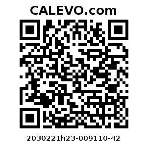 Calevo.com Preisschild 2030221h23-009110-42