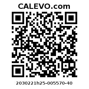 Calevo.com Preisschild 2030221h25-005570-40