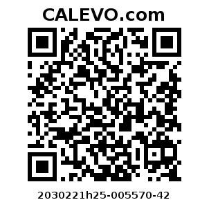 Calevo.com Preisschild 2030221h25-005570-42