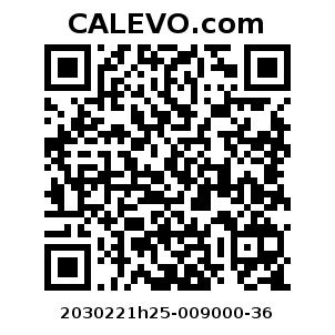 Calevo.com Preisschild 2030221h25-009000-36