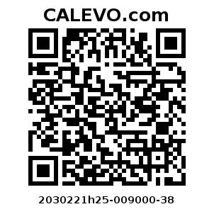 Calevo.com Preisschild 2030221h25-009000-38