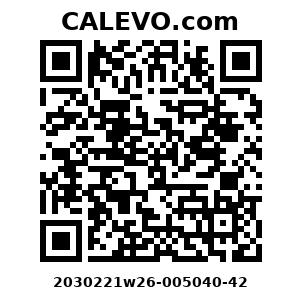 Calevo.com Preisschild 2030221w26-005040-42