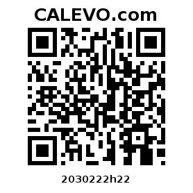 Calevo.com Preisschild 2030222h22