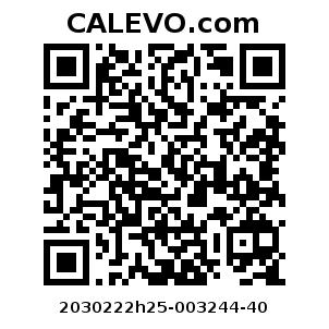 Calevo.com Preisschild 2030222h25-003244-40