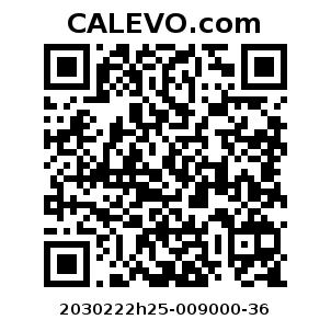 Calevo.com Preisschild 2030222h25-009000-36