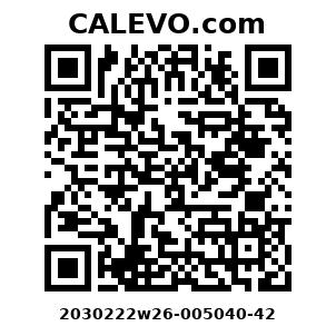 Calevo.com Preisschild 2030222w26-005040-42