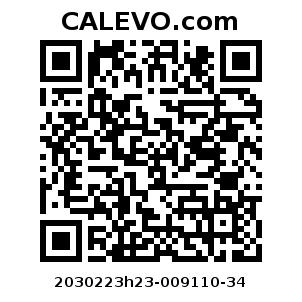 Calevo.com Preisschild 2030223h23-009110-34