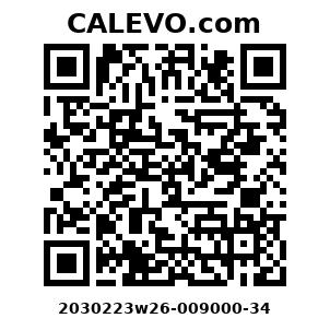 Calevo.com Preisschild 2030223w26-009000-34