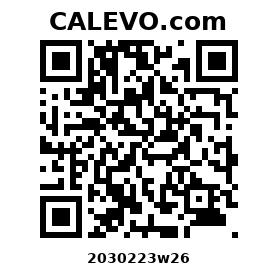 Calevo.com Preisschild 2030223w26