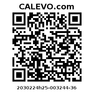 Calevo.com Preisschild 2030224h25-003244-36