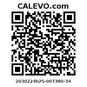 Calevo.com Preisschild 2030224h25-007380-34