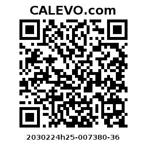 Calevo.com Preisschild 2030224h25-007380-36