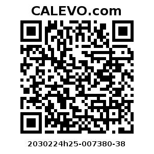 Calevo.com Preisschild 2030224h25-007380-38