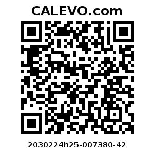 Calevo.com Preisschild 2030224h25-007380-42