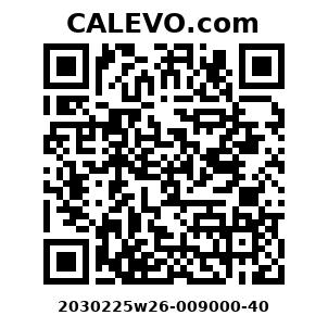 Calevo.com Preisschild 2030225w26-009000-40
