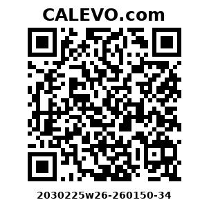 Calevo.com Preisschild 2030225w26-260150-34