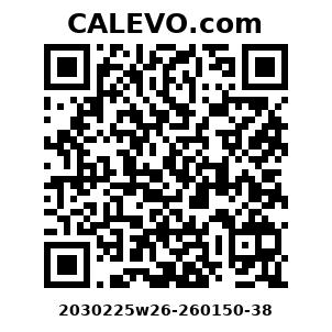 Calevo.com Preisschild 2030225w26-260150-38