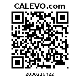 Calevo.com Preisschild 2030226h22