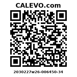Calevo.com Preisschild 2030227w26-006450-34