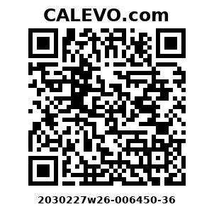 Calevo.com Preisschild 2030227w26-006450-36