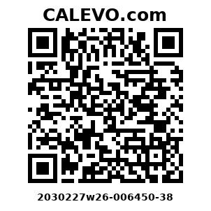 Calevo.com Preisschild 2030227w26-006450-38