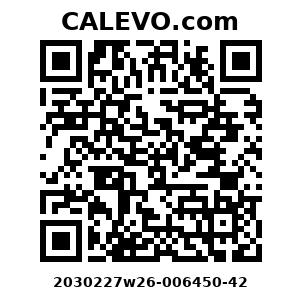 Calevo.com Preisschild 2030227w26-006450-42