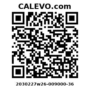 Calevo.com Preisschild 2030227w26-009000-36