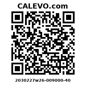 Calevo.com Preisschild 2030227w26-009000-40