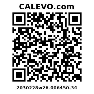 Calevo.com Preisschild 2030228w26-006450-34