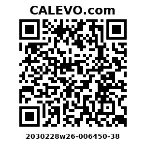 Calevo.com Preisschild 2030228w26-006450-38