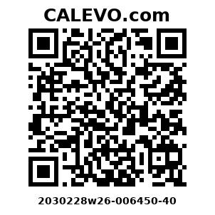 Calevo.com Preisschild 2030228w26-006450-40