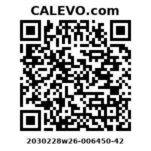 Calevo.com Preisschild 2030228w26-006450-42