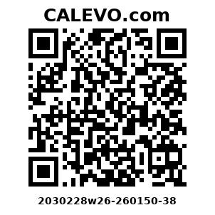 Calevo.com Preisschild 2030228w26-260150-38
