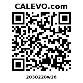 Calevo.com Preisschild 2030228w26