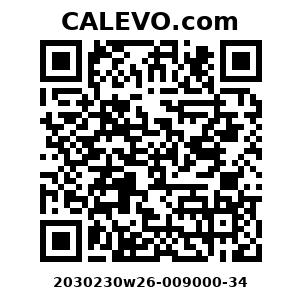 Calevo.com Preisschild 2030230w26-009000-34