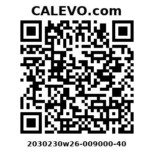 Calevo.com Preisschild 2030230w26-009000-40